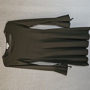 Planet Gold Olive green long sleeve dress.